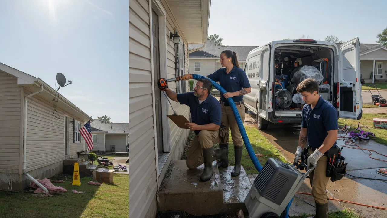Ceiling Water Damage Restoration in Farmersburg, IN near me
